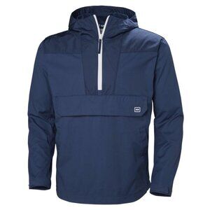 Helly Hansen Trollvann Anorak Hooded Pullover Jacket in Catalina Blue, size XS
